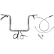 Fat Baggers Inc. 1-1/4" EZ Install Round Top Handlebar - 14" - Chrome - 0601-6840 939014