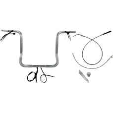 Fat Baggers Inc. 1-1/4" EZ Install Round Top Handlebar - 16" - Chrome - 0601-6842 939016
