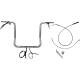Fat Baggers Inc. 1-1/4" EZ Install Round Top Handlebar - 16" - Chrome - 0601-6842 939016
