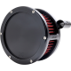 Feuling Parts BA Air Cleaner Kit - Black with Red Filter - '93-'99 Evolution Big Twin - 1010-3317 5463