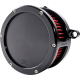 Feuling Parts BA Air Cleaner Kit - Black with Red Filter - M8 - 1010-3321 5473