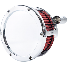 Feuling Parts BA Air Cleaner Kit - Chrome with Red Filter - '93-'99 Evolution Big Twin - 1010-3319 5467