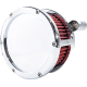 Feuling Parts BA Air Cleaner Kit - Chrome with Red Filter - '93-'99 Evolution Big Twin - 1010-3319 5467