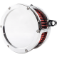 Feuling Parts BA Air Cleaner Kit - Chrome with Red Filter - M8 - 1010-3323 5477