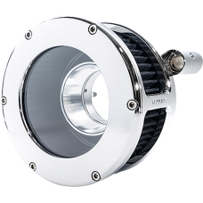 Feuling Parts BA Air Cleaner Kit - Chrome/Clear with Black Filter - '93-'99 Evolution Big Twin - 1010-3337 5568