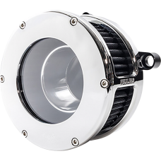 Feuling Parts BA Air Cleaner Kit - Chrome/Clear with Black Filter - M8 - 1010-3341 5578