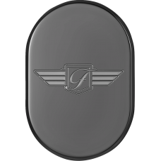 Figurati Designs Antenna Cover - Left Rear Fender - FD Logo - Black - 1405-0317  FD-01-AC-BLK-LT
