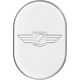 Figurati Designs Antenna Cover - Left Rear Fender - FD Logo - Polished Stainless Steel - 1405-0315  FD-01-AC-SS-LT