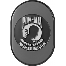 Figurati Designs Antenna Cover - Left Rear Fender - POW-MIA - Black - 1405-0344  FD55-AC-BLK-LT