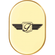 Figurati Designs Antenna Cover - Right Rear Fender - FD Logo - Gold - 1405-0320  FD-01-AC-GLD-RT