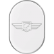 Figurati Designs Antenna Cover - Right Rear Fender - FD Logo - Polished Stainless Steel - 1405-0316  FD-01-AC-SS-RT