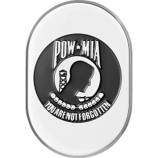 Figurati Designs Antenna Cover - Right Rear Fender - POW-MIA -Chrome - 1405-0343  FD50-AC-SS-RT