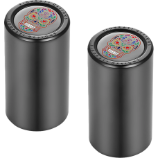 Figurati Designs Docking Cover - Long - Black - Sugar Skull - 3550-0436  FD30-DC-25-45-BLK