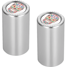 Figurati Designs Docking Cover - Long - Mirror Polished - Sugar Skull - 3550-0435  FD30-DC-25-45-SS