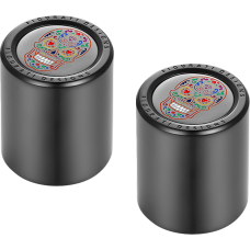 Figurati Designs Docking Cover - Medium - Black - Sugar Skull - 3550-0434  FD30-DC-27-30-BLK