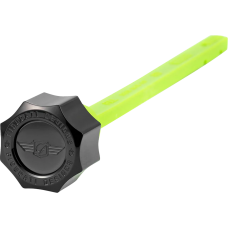 Figurati Designs Magnetic Oil Dipstick - Curved - Black - Indian - 0710-0316  FD01-MAGDSTS-SM-BLK