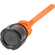 Figurati Designs Magnetic Oil Dipstick - Knurled - Black - M8 Softail - 0710-0295  FD01-STM8-KN-BLK
