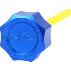 Figurati Designs Performance Magnetic Oil Dipstick - Curved - Blue - M8 Touring/Trike - 0710-0304  FDP01-M8SM-B