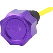 Figurati Designs Performance Magnetic Oil Dipstick - Curved - Purple - '07-'16 Touring/Trike - 0710-0306  FDP01-TCSM-P