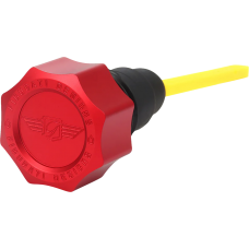 Figurati Designs Performance Magnetic Oil Dipstick - Curved - Red - '07-'16 Touring/Trike - 0710-0308  FDP01-TCSM-R