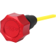 Figurati Designs Performance Magnetic Oil Dipstick - Curved - Red - '07-'16 Touring/Trike - 0710-0308  FDP01-TCSM-R