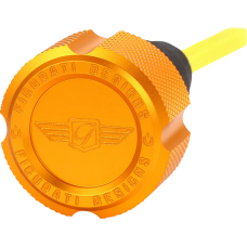 Figurati Designs Performance Magnetic Oil Dipstick - Knurled - Gold - '07-'16 Touring/Trike - 0710-0309  FDP01-TCKN-G