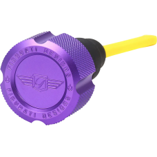 Figurati Designs Performance Magnetic Oil Dipstick - Knurled - Purple - '07-'16 Touring/Trike - 0710-0305  FDP01-TCKN-P
