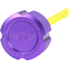 Figurati Designs Performance Magnetic Oil Dipstick - Knurled - Purple - M8 Touring/Trike - 0710-0297  FDP01-M8KN-P