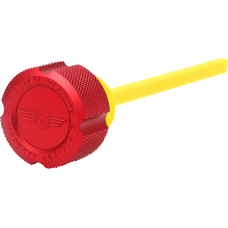 Figurati Designs Performance Magnetic Oil Dipstick - Knurled - Red - M8 Touring/Trike - 0710-0299  FDP01-M8KN-R