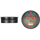 Figurati Designs Swing Arm Covers - Sugar Skull - Black - 1303-0384  FD30-SAC-BLK