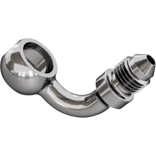 Goodridge Banjo Adaptor - 90° for 7/16" Bolt - Stainless Steel - 1742-0719  P599-03-04C