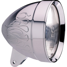 Headwinds Headlight Housing - 5-3/4" - Bradley Flame - Chrome - 2001-2943  1-5206CA