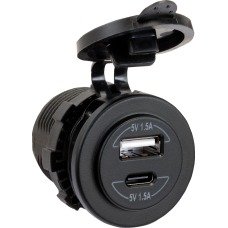 Jensen Panel Mount USB Port - 2120-1214  USB42C
