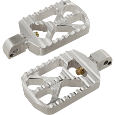 Joker Machine Bear Claw Footpegs - Silver - Harley-Davidson - 1620-2644  08-646-7