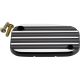 Joker Machine Master Cylinder Cover - Hydraulic Clutch - Finned - Black/Silver - 0610-2330  08-012B