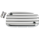 Joker Machine Master Cylinder Cover - Hydraulic Clutch - Finned - Chrome - 0610-2331  08-012C