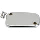 Joker Machine Master Cylinder Cover - Hydraulic Clutch - Smooth - Chrome - 0610-2335  08-014C
