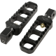 Joker Machine Serrated Footpegs - Black - Narrow - 1620-2655  08-61-8B