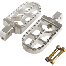 Joker Machine Serrated Footpegs - Silver- Long - 1620-2650  08-56-8