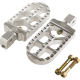 Joker Machine Serrated Footpegs - Silver- Long - 1620-2650  08-56-8