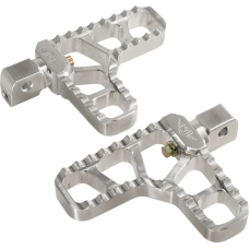 Joker Machine Serrated Heel Pegs - Silver - Indian - 1620-2656  08-62-8