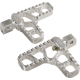 Joker Machine Serrated Heel Pegs - Silver - Indian - 1620-2656  08-62-8