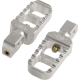 Joker Machine Serrated Stubby Footpegs - Silver - Indian - 1620-2658  08-642-8