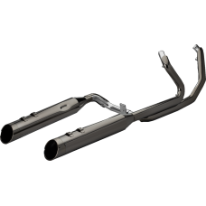 Khrome Werks 2-into-2 Dominator Exhaust System with 4-1/2" Mufflers - Eclipse® with Edge Tip - M8  - 1800-2711 201525