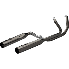 Khrome Werks 2-into-2 Dominator Exhaust System with 4-1/2" Mufflers - Eclipse® with Klassic Tip - M8  - 1800-2712 201500