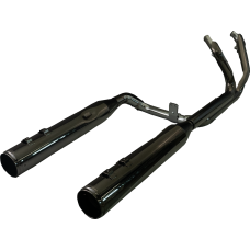 Khrome Werks 2-into-2 Dominator Exhaust System with 4-1/2" Mufflers - Eclipse® with Race Tip - M8  - 1800-2715 201130