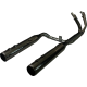 Khrome Werks 2-into-2 Dominator Exhaust System with 4-1/2" Mufflers - Eclipse® with Race Tip - M8  - 1800-2715 201130