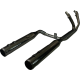 Khrome Werks 2-into-2 Dominator Exhaust System with 4-1/2" Mufflers - Eclipse® with Race Tip - Twin Cam - 1800-2718 201150