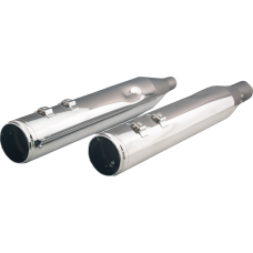Khrome Werks 4-1/2" HP-Plus® Slip-On Mufflers with Race Tip - Chrome - Twin Cam - 1801-1828 202915