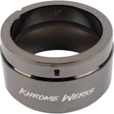 Khrome Werks 4-1/2" Klassic End Cap - Left Hand - Eclipse - 1861-1683  201758P